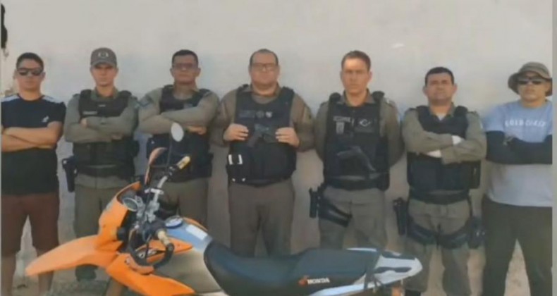 Polícia Militar de São João do Piauí Recupera Motocicleta Roubada e Identifica Foragido
