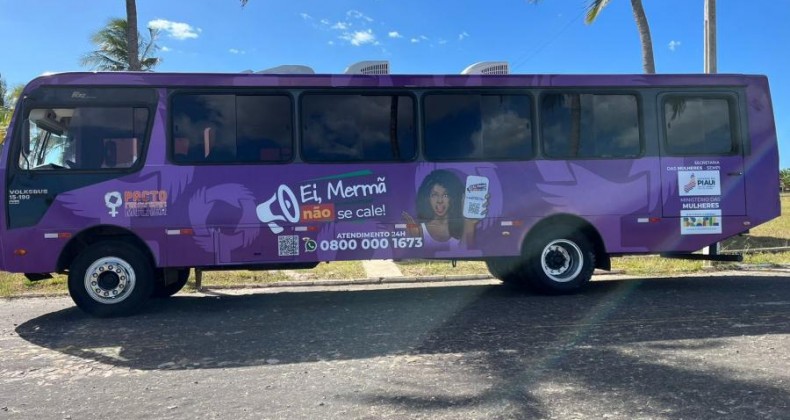 Secretaria das Mulheres divulga rotas do Ônibus Lilás para maio no Piauí
